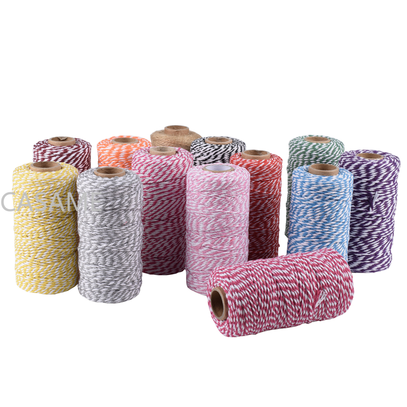 Macrame Cord Cotton - Multiple Colorful Thread Cord Handmade Crafts