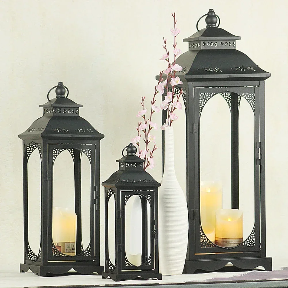 Light Art And Craft - Hollow Metal Candle Holder Nordic Style