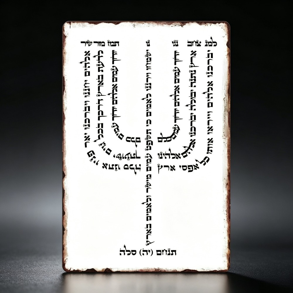 Art & Craft Tape - CIFBUY Vintage Hebrew YHVH Aluminum Wall