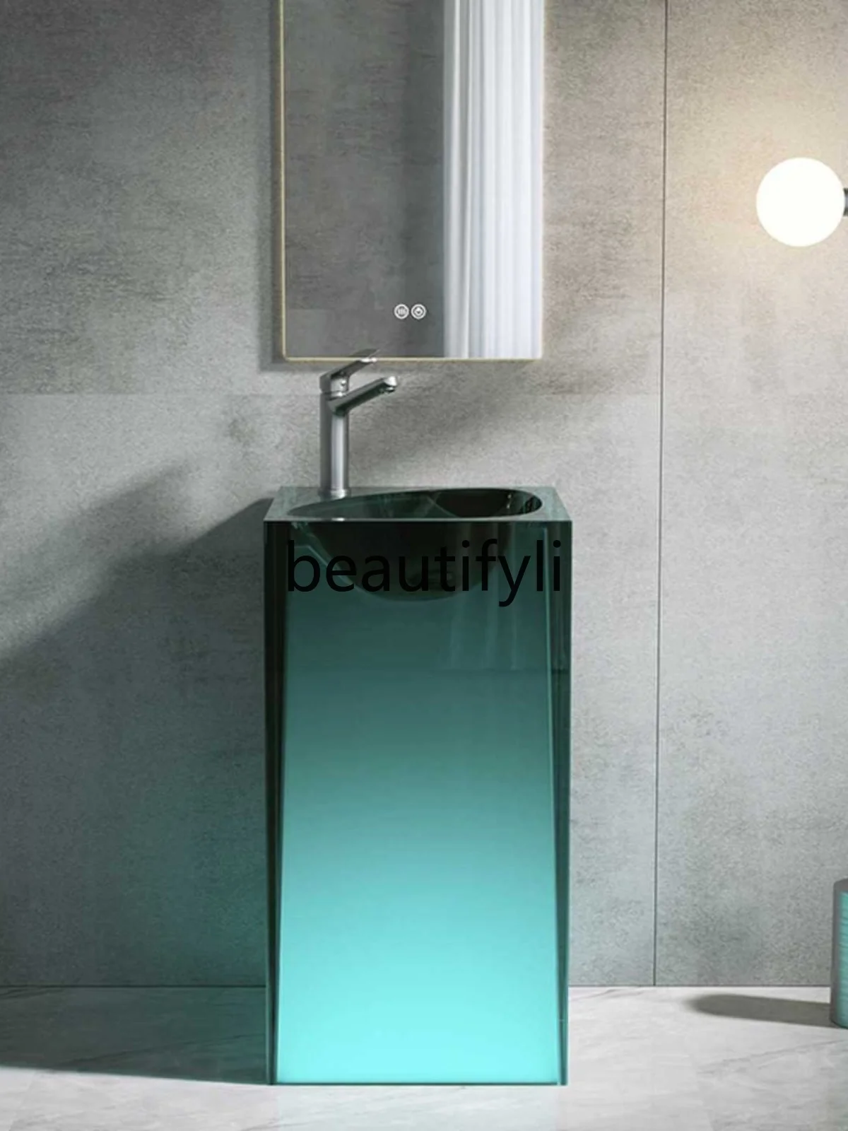 Art & Craft Tape - Floor-to-ceiling integrated bathroom wash basin bathroom