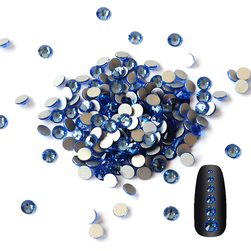 Light Art And Craft - Light Sapphire Flat Back Crystal Rhinestone