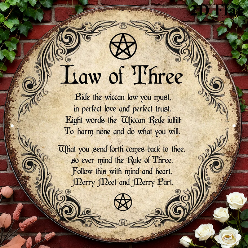 Art & Craft Tape - CIFBUY Vintage Wicca Triple Goddess Aluminum