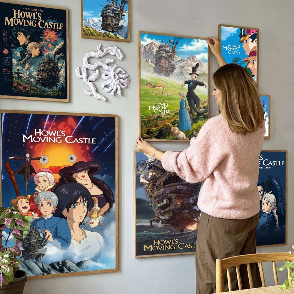 Art Craft Movement - Moive H-Howls M-Moving C-Castle Whitepaper Poster
