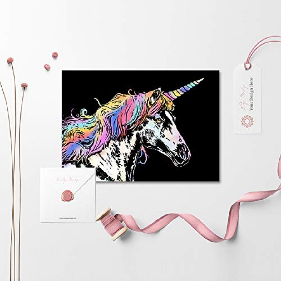 Rainbow Scratch Art Painting P - Art Craft Night recension och pris