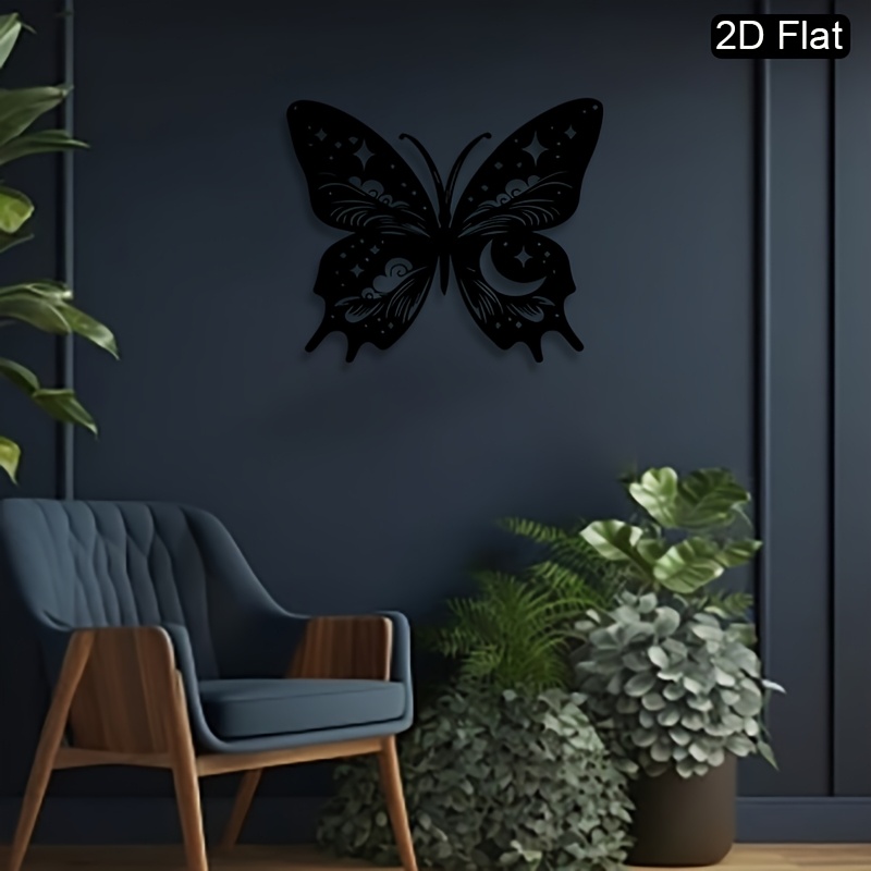 CIFBUY Metal Wall Art Moon But - Art Craft Night recension och pris