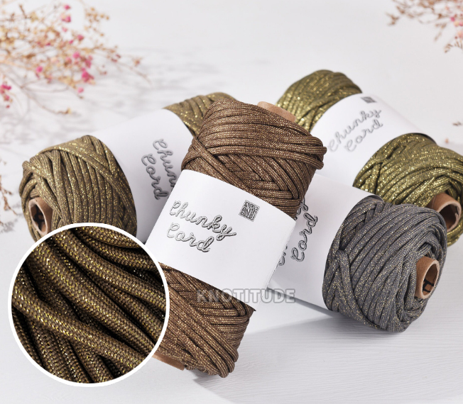 Gold Glossy 5.0mm Light Weight - Macrame Cord Cotton recension och pris