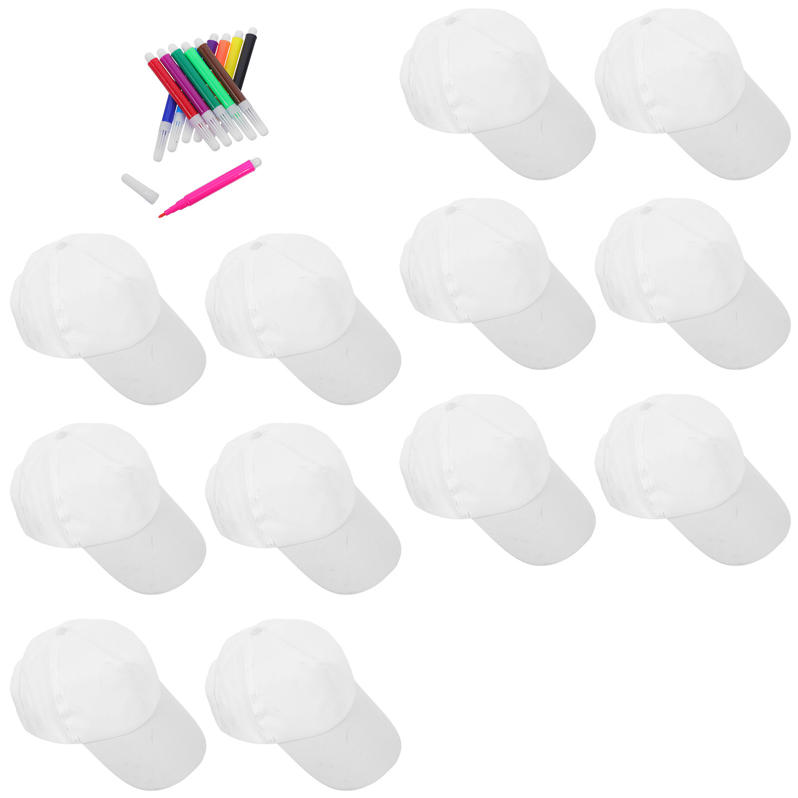 1Set Kids Baseball Cap Plain W - Art Craft Kids recension och pris