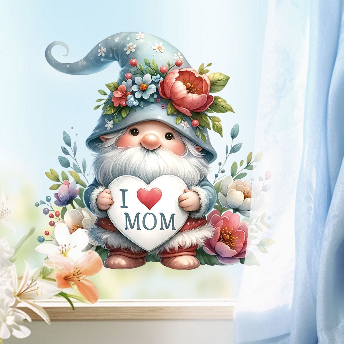 Mother Day Wall Stickers Cute  - Art And Craft For Mother'S Day recension och pris