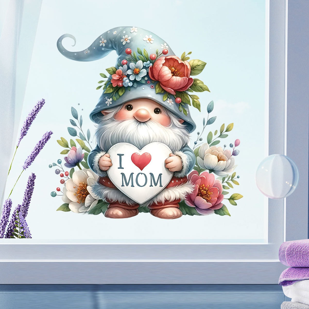 Mother Day Wall Stickers Cute  - Art And Craft For Mother'S Day recension och pris