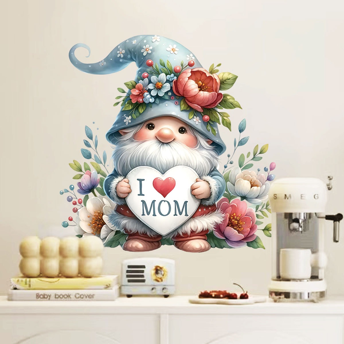 Mother Day Wall Stickers Cute  - Art And Craft For Mother'S Day recension och pris