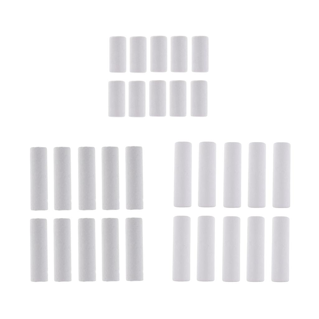 10 Pieces Blank White Cylinder - Art Craft Kids recension och pris