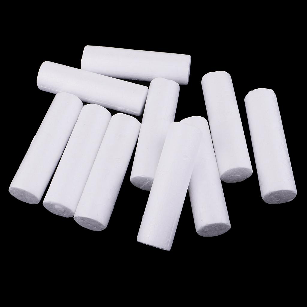 10 Pieces Blank White Cylinder - Art Craft Kids recension och pris