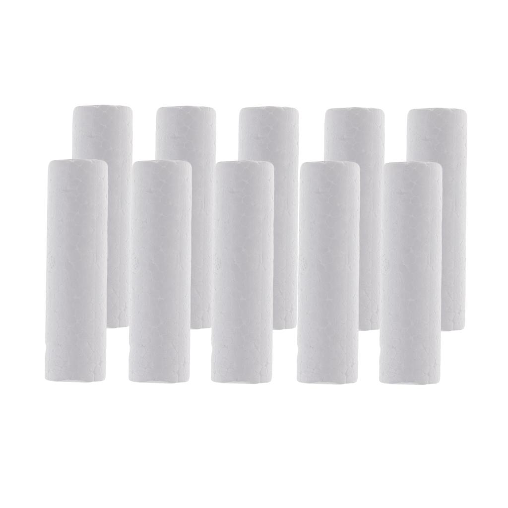 10 Pieces Blank White Cylinder - Art Craft Kids recension och pris