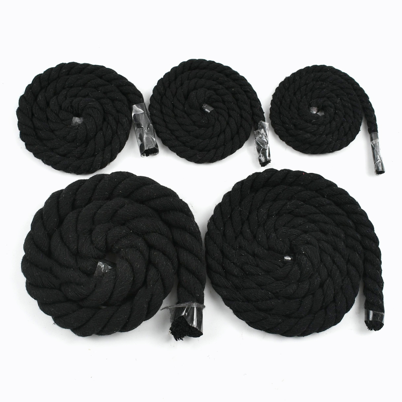 1-5M 5-20mm Black 3 Shares Twi - Macrame Cord Cotton recension och pris