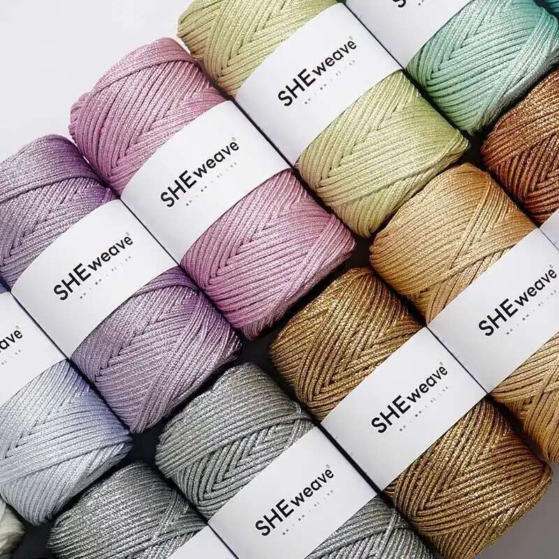 Gold Glossy 5.0mm Light Weight - Macrame Cord Cotton recension och pris