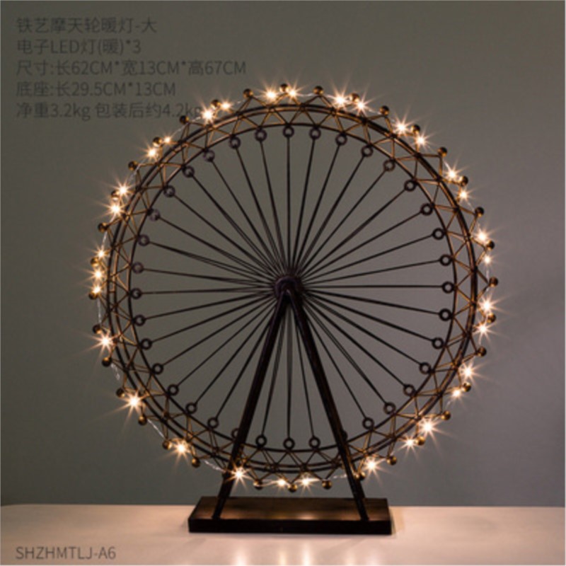 Iron art Ferris wheel decorati - Art Craft Restaurant recension och pris