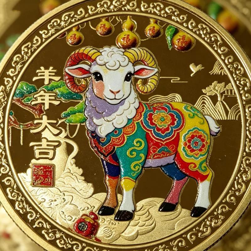 Of The Goat Souvenir Coins 202 - Art Craft New Year recension och pris