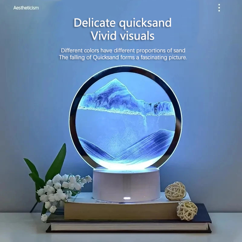 LED 16 Colors 3D Sandscape Lam - Art Craft Movement recension och pris