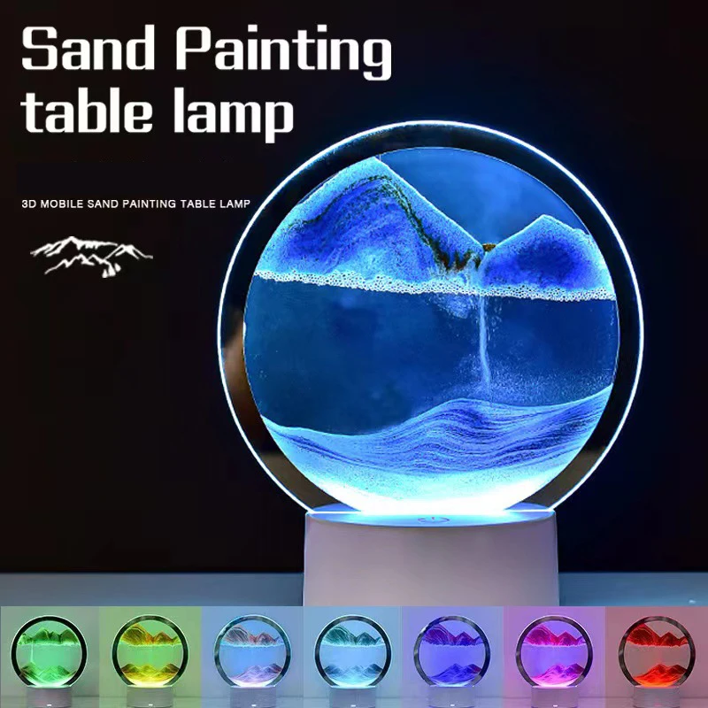 LED 16 Colors 3D Sandscape Lam - Art Craft Movement recension och pris