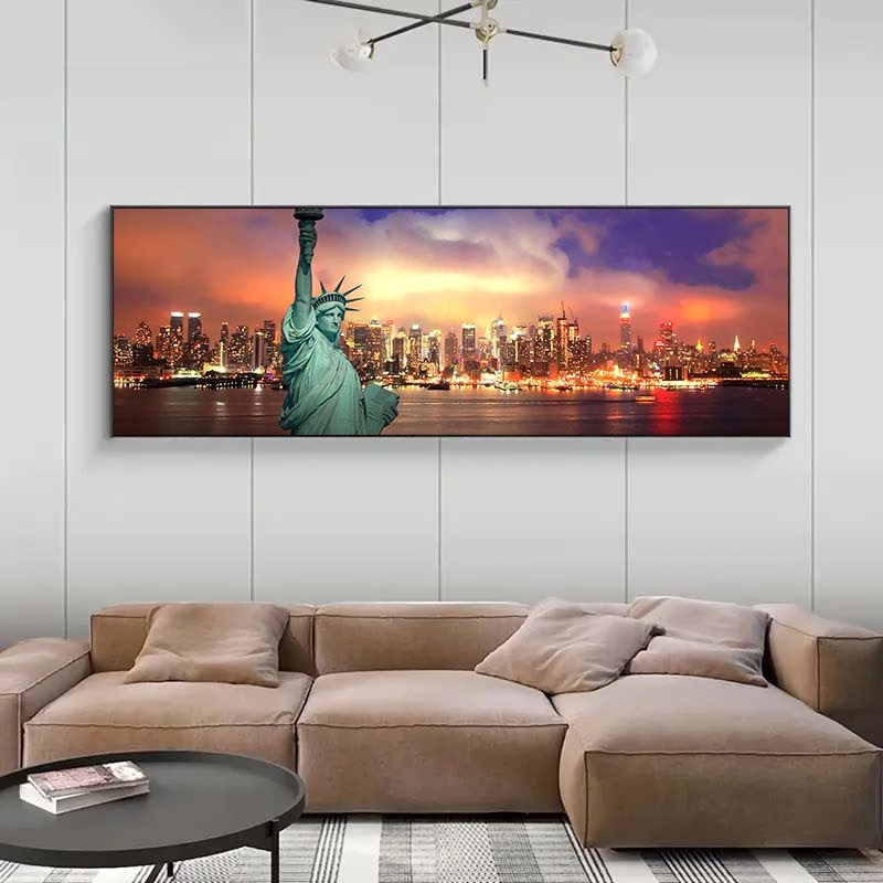Modern Downtown New York Night - Art And Craft New York recension och pris