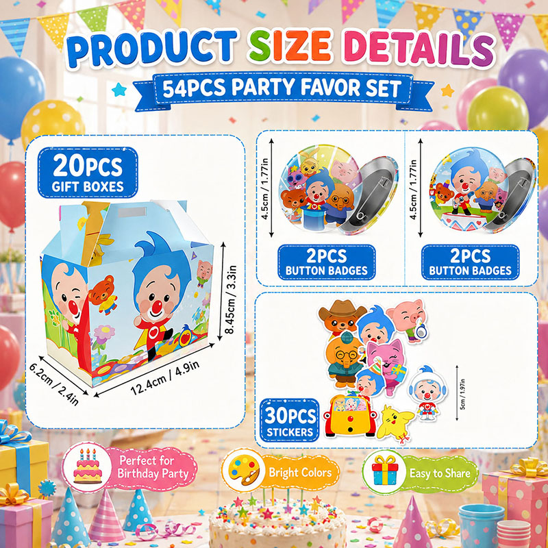Clown Cartoon Pattern Paper Bo - Art Craft Earth Day recension och pris