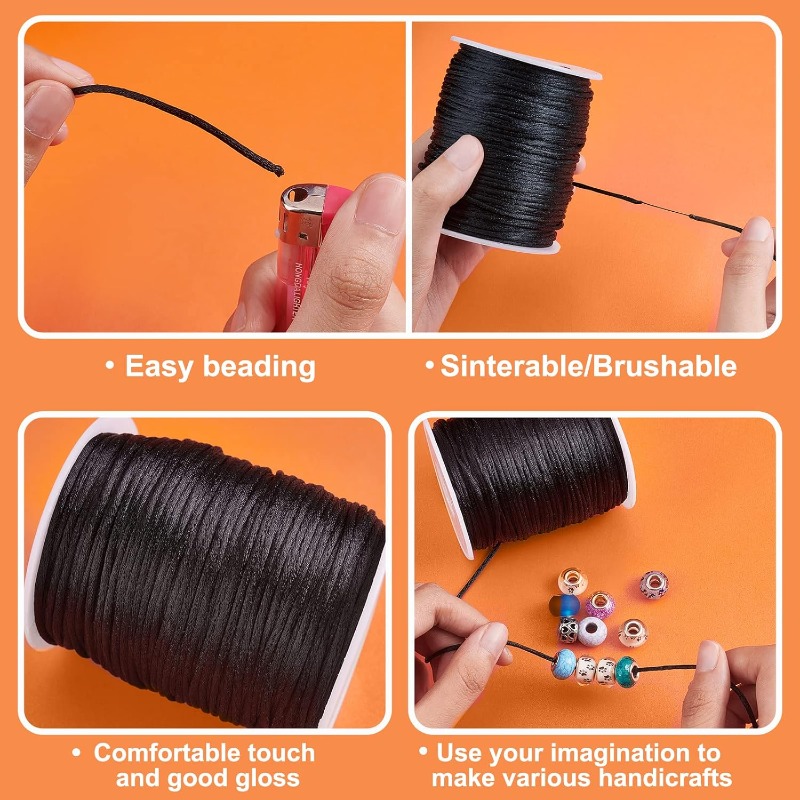 106 Yards Rattail Satin Cords  - Macrame Cord Cotton recension och pris