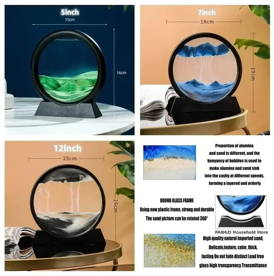 3D Moving Sand Art Picture Rou - Art Craft Earth Day recension och pris