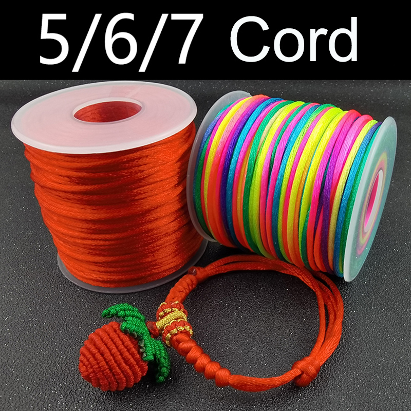 2mm Red Nylon Cord Thread for  - Macrame Cord Cotton recension och pris