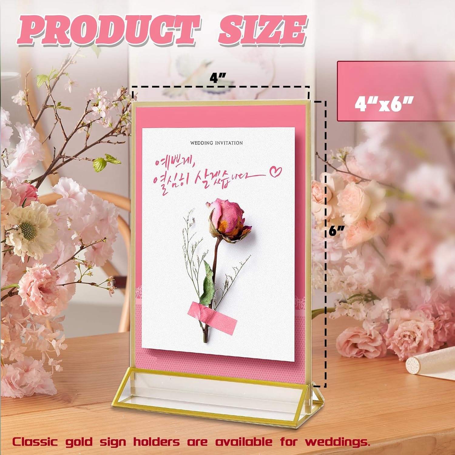 4x6inch Acrylic Sign Holder Wi - Art Craft Movement recension och pris
