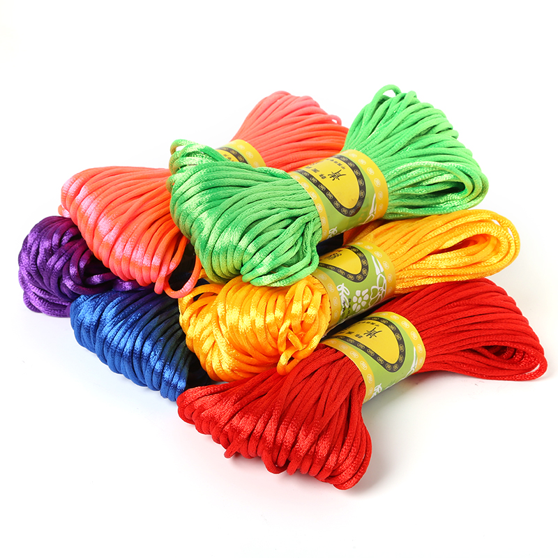 2mm 20meter Soft Satin Rattail - Macrame Cord Cotton recension och pris