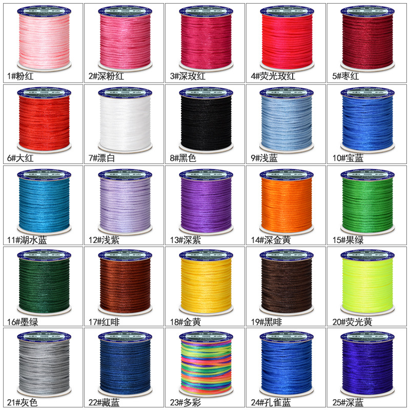 1.5mm 2mm 2.5mm Nylon Cotton B - Macrame Cord Cotton recension och pris