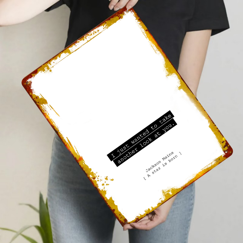 Classic Movie Quote Metal Wall - Art Craft Quotes recension och pris