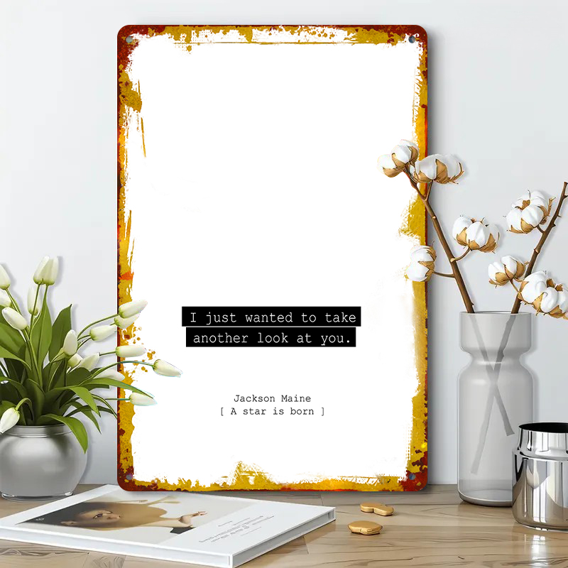 Classic Movie Quote Metal Wall - Art Craft Quotes recension och pris