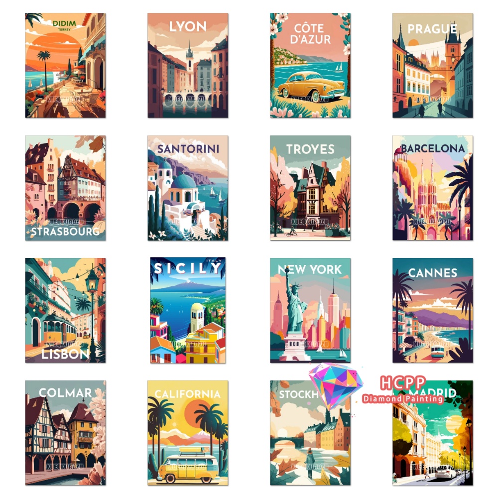 Milan New York Retro City Diam - Art And Craft New York recension och pris