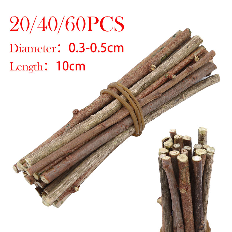 20/40/60PCS Wood Sticks for Cr - Art Craft Stick recension och pris