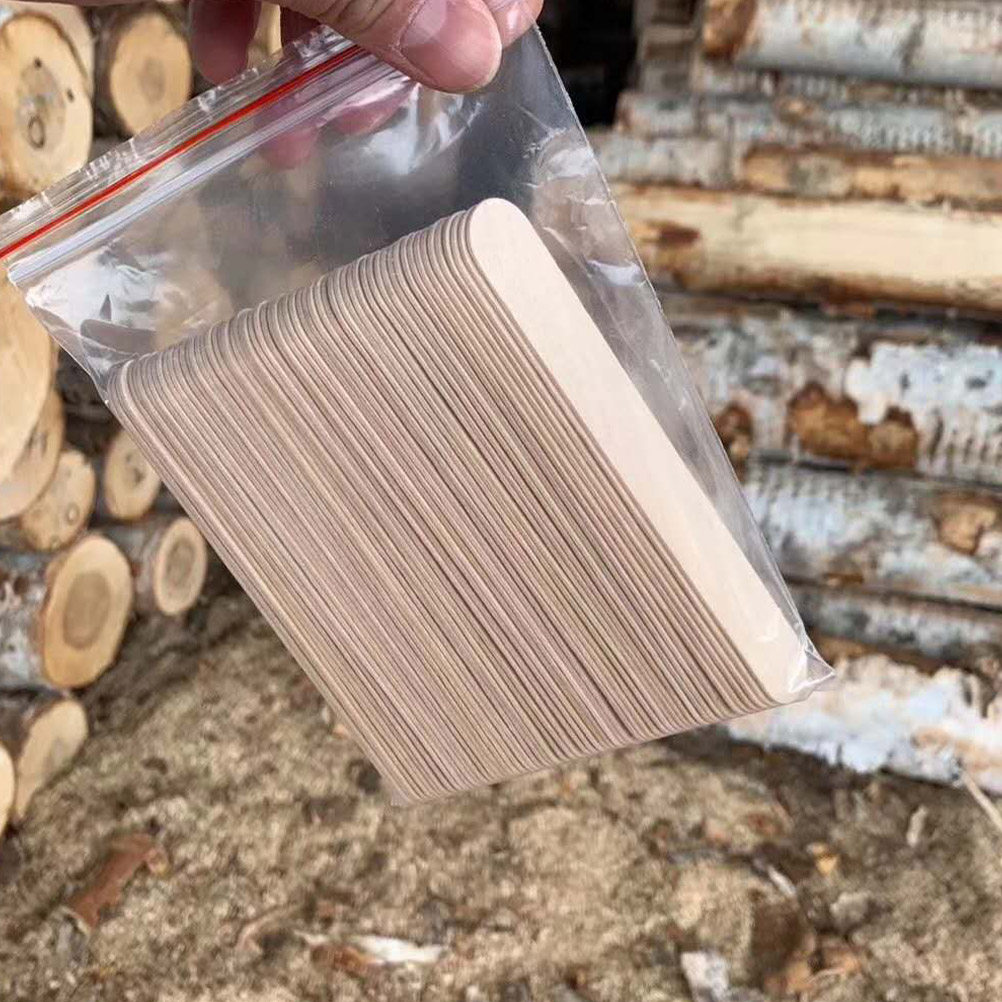 400Pcs Wood Craft Sticks Natur - Art Craft Stick recension och pris