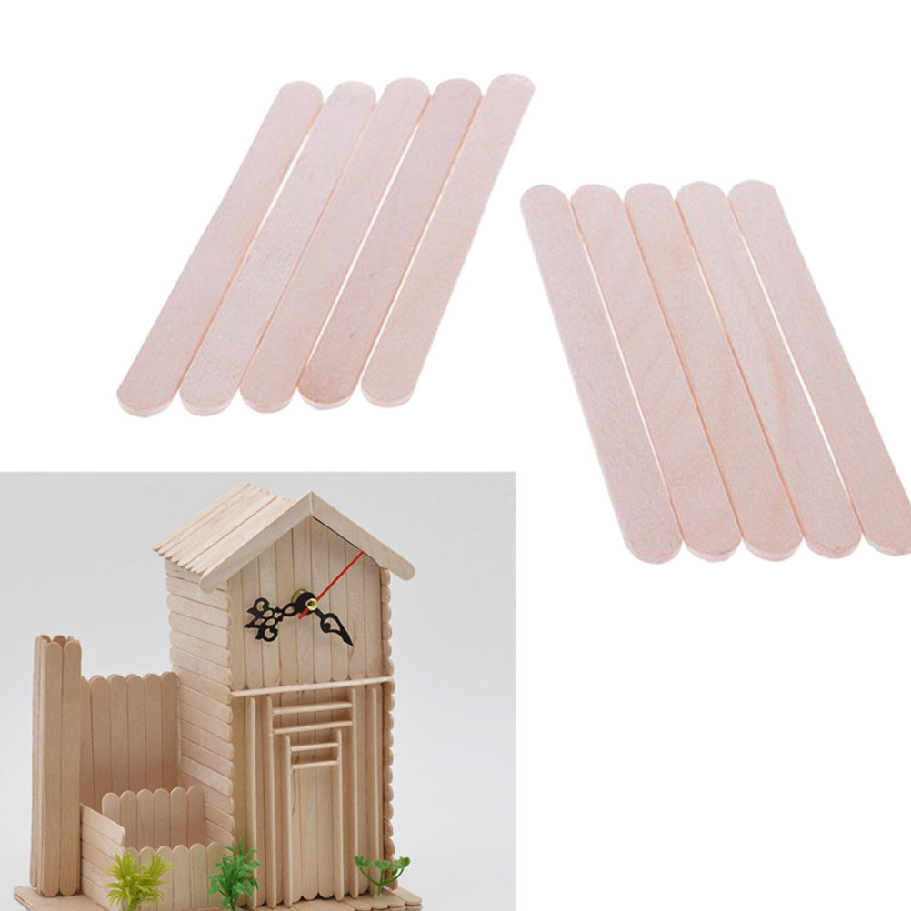 400Pcs Wood Craft Sticks Natur - Art Craft Stick recension och pris