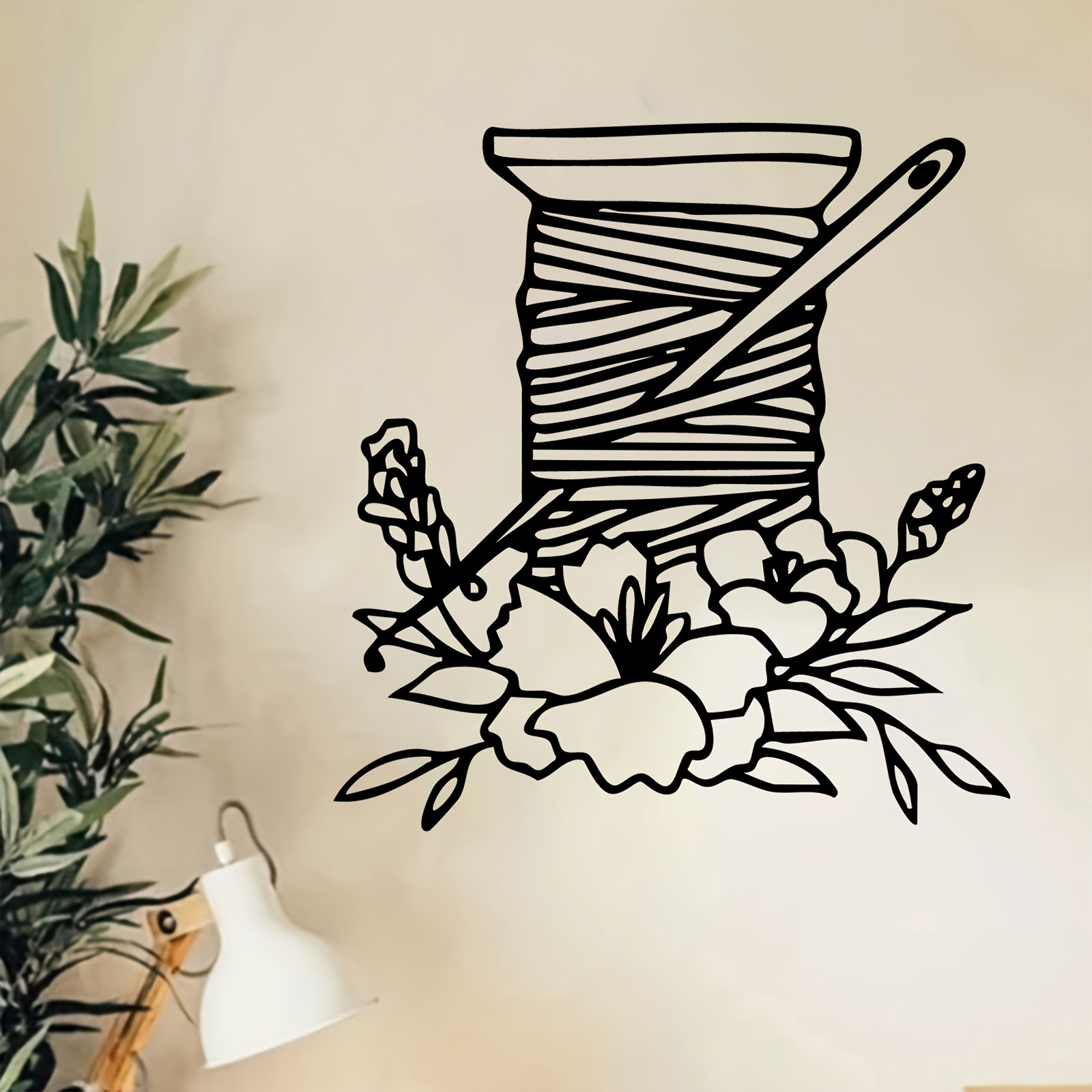 Thread Spool Floral Metal Wall - Art And Craft For Mother'S Day recension och pris