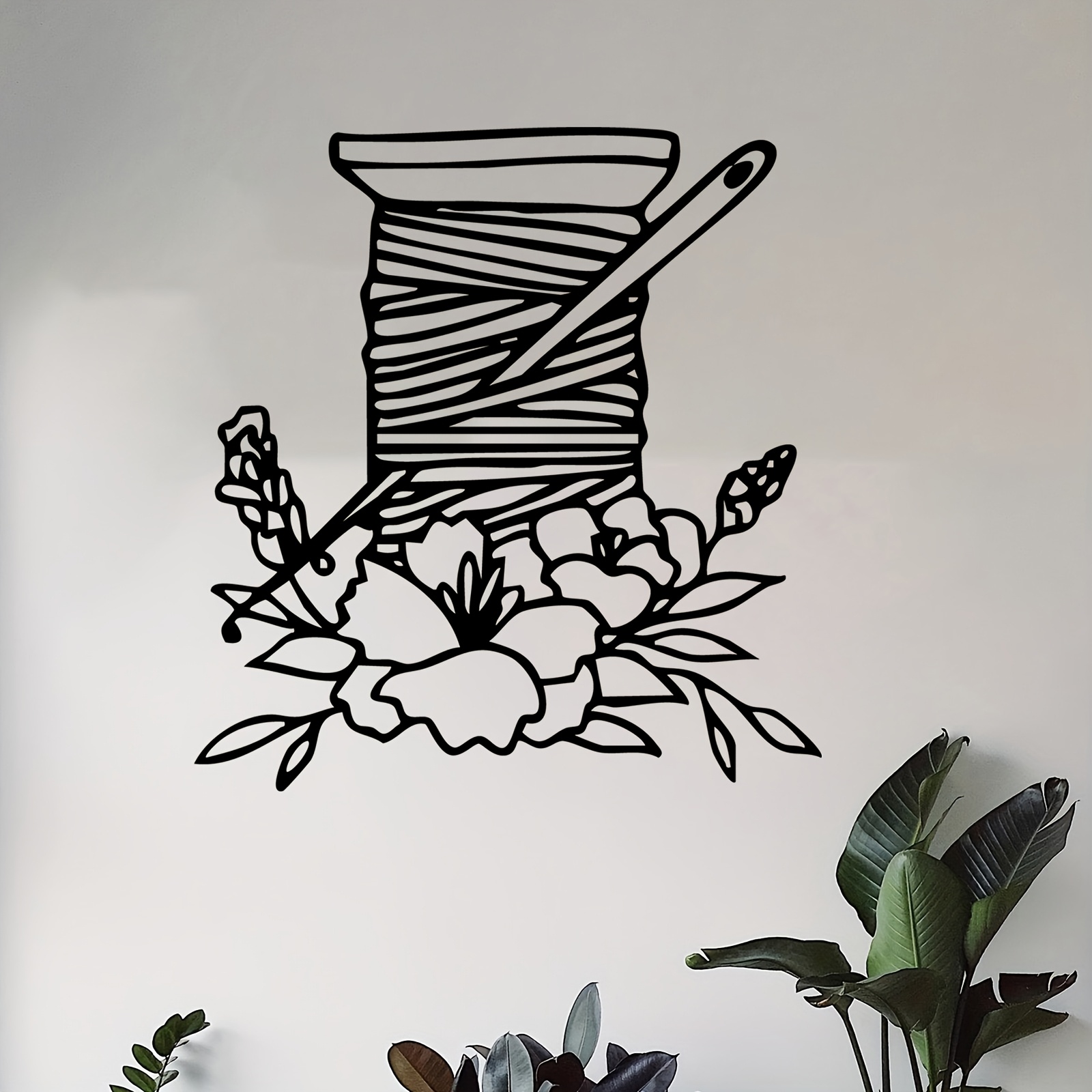 Thread Spool Floral Metal Wall - Art And Craft For Mother'S Day recension och pris