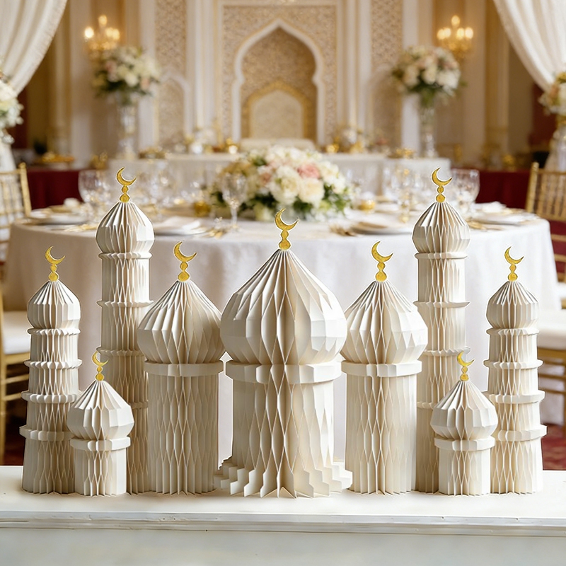 3D Honeycomb Paper Art Palace  - Art Craft Earth Day recension och pris