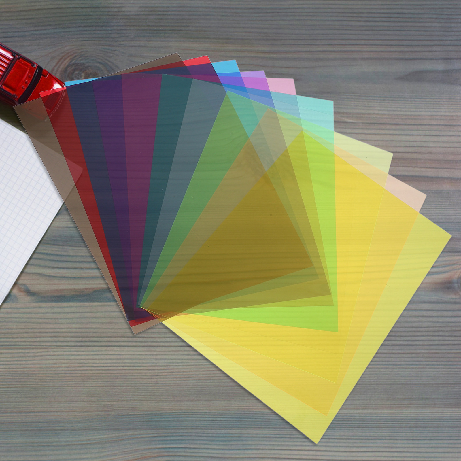 10Pcs PVC Cellophane Colored S - Light Art And Craft recension och pris