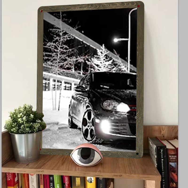 Winter Street Car Night View I - Art Craft Night recension och pris