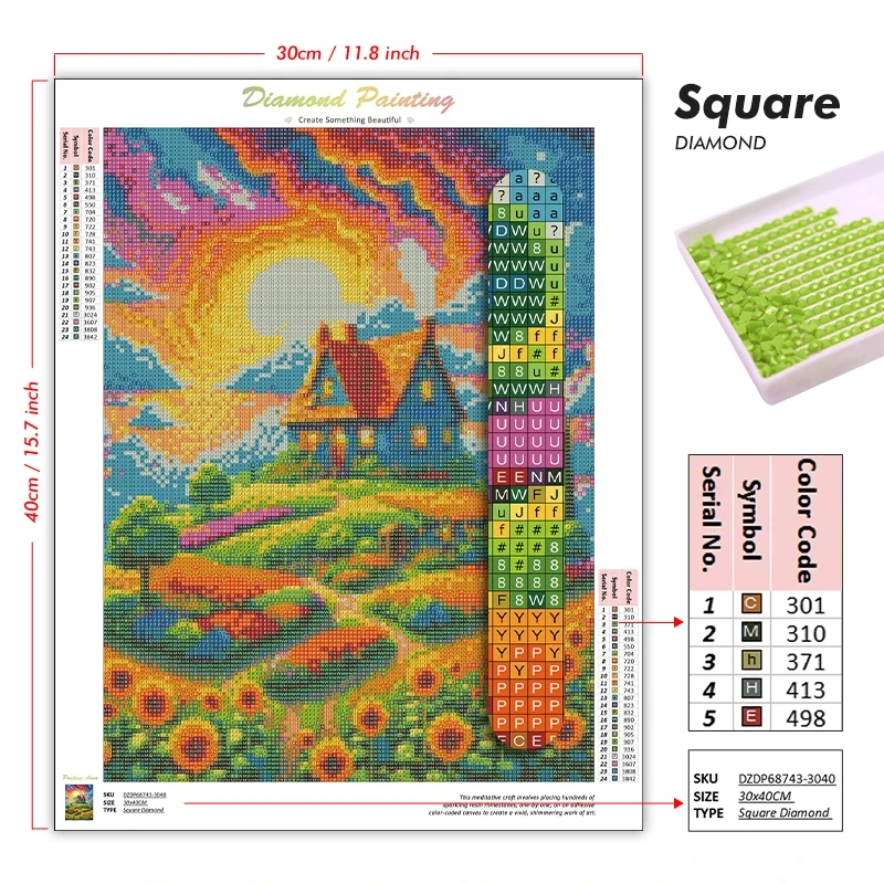 5D DIY Diamond Painting Kit Ne - Art And Craft New York recension och pris