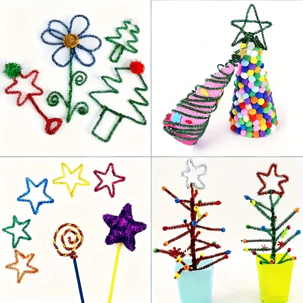 100Pcs 30cm Sparkling Plush Pi - Art Craft Earth Day recension och pris