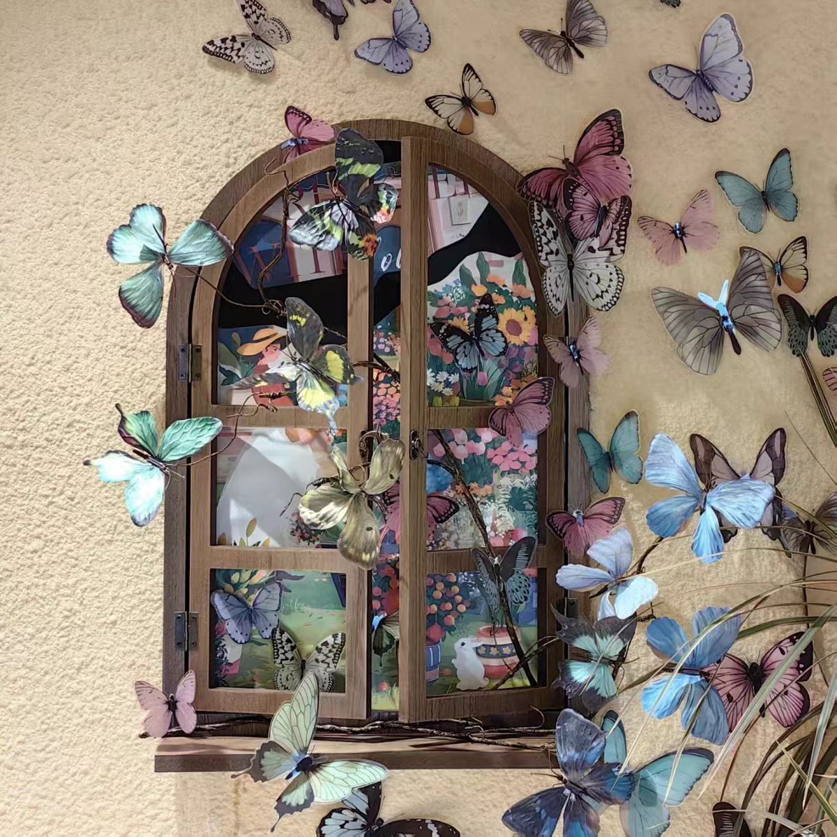 12pcs 3D Butterfly Wall Sticke - Art Craft Earth Day recension och pris