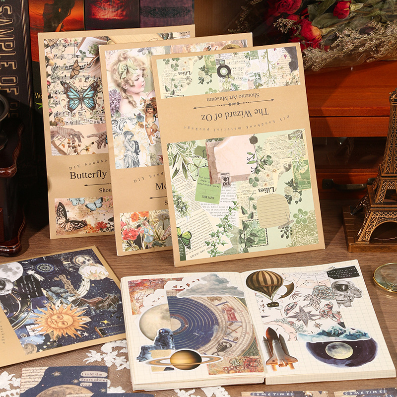 100pcs Sheets Vintage Art Pape - Art Craft Gallery recension och pris