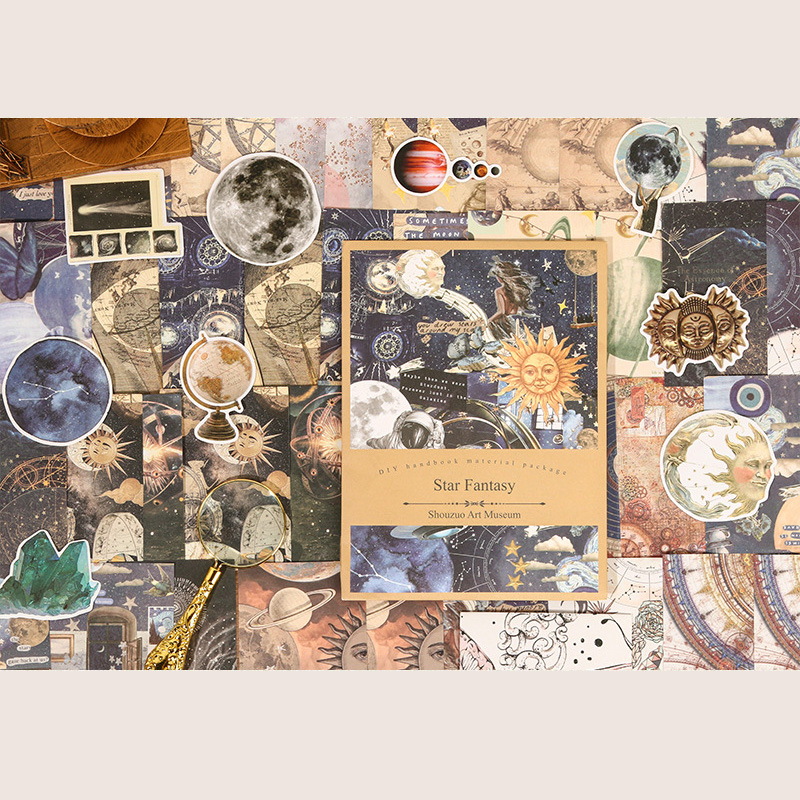 100pcs Sheets Vintage Art Pape - Art Craft Gallery recension och pris
