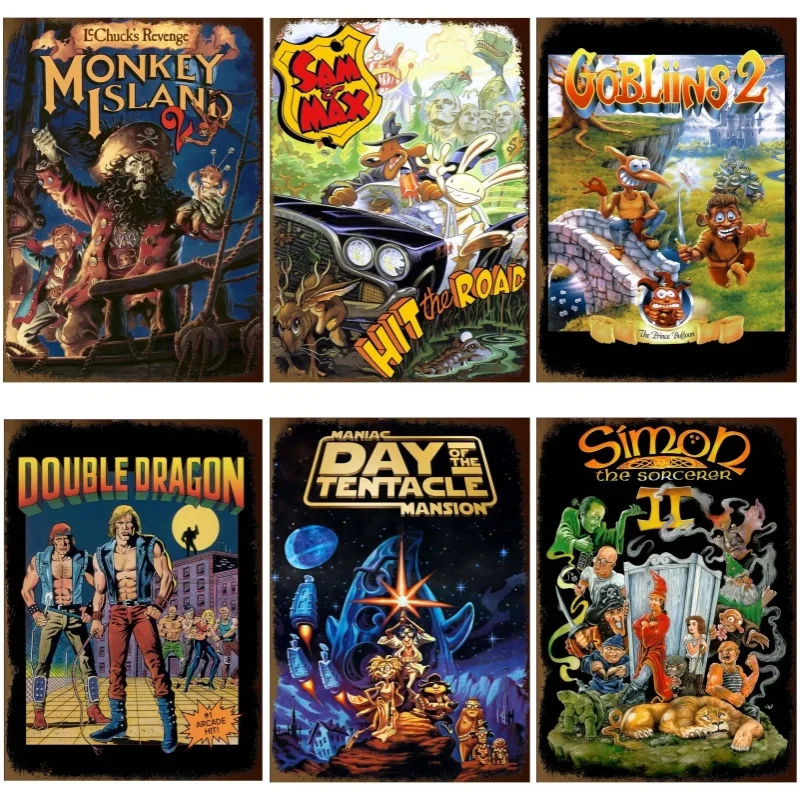 80s Classic Video Game Metal S - Art Craft Video recension och pris
