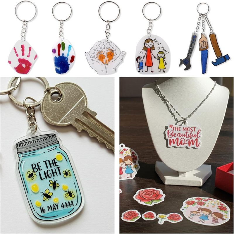 LIKE WISH Shrink Plastic Art S - Art And Craft For Mother'S Day recension och pris