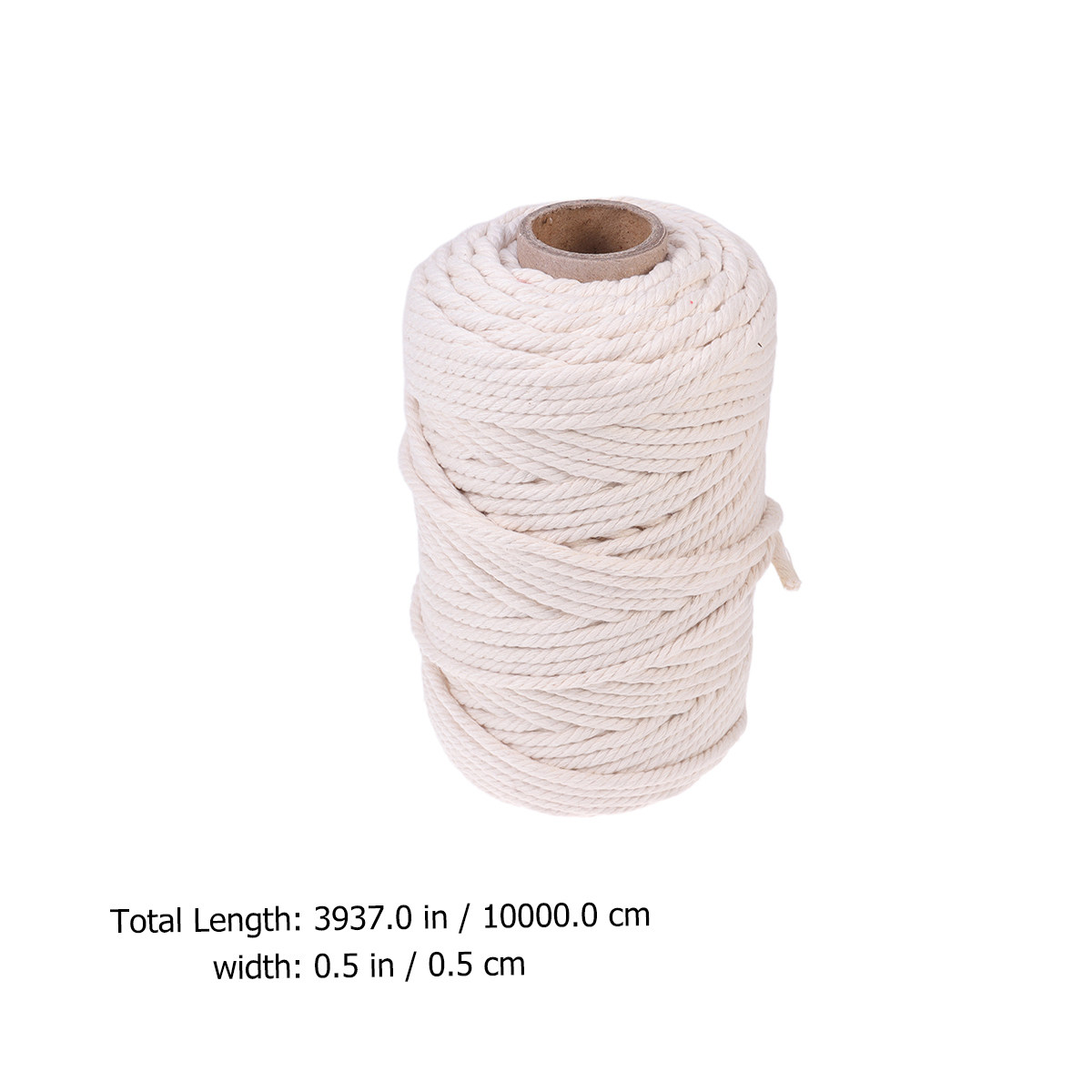 100M Natural Cotton Rope 5Mm U - Macrame Cord Cotton recension och pris